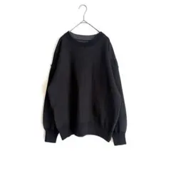 【コーエン】 トップス スウェットライク ブラック Lサイズ 2wayニット