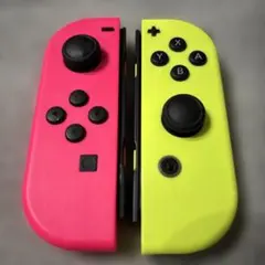 【超美品純正完動品】Nintendo SwitchJoy-Conピンクイエロー①