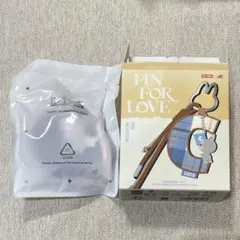 ラブブ PIN FOR LOVE イニシャルチャーム アルファベット【G】