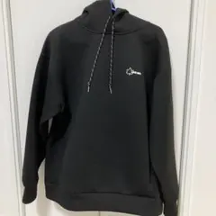 LOGOSブラックダンボールパーカー