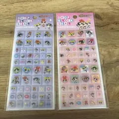 パワーパフガールズ ドロップブロックシール2種セット