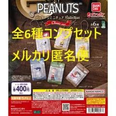 PEANUTS パッケージミニチュアコレクション クラシックver. 全6種①