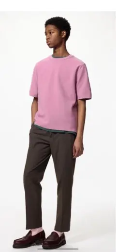 UNIQLO ユニクロ スマートアンクルパンツ ダークブラウン