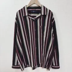 ciaopanic チャオパニック　ストライプ 長袖シャツ　【Ｌ】　ポリエステル