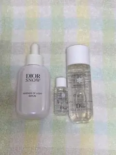 Dior Snow エッセンスオブライトセラム 50ml & ローションセット