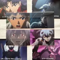 エヴァンゲリオン新劇場版：破 クリアブロマイドコレクション 4枚セット 序