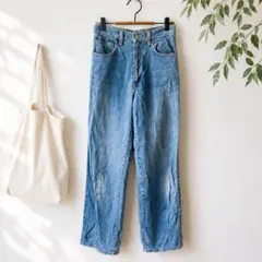 ＊ボブソン＊04jeans デニムパンツ M 青 ストレート カジュアル 日本製のサムネイル