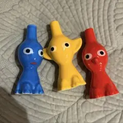 Nintendo ピクミン 花瓶 赤 青 黄 一輪挿し - メルカリ
