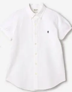 新品✨Gymphlex スーピマコットン♡半袖ボタンダウンシャツ生産数少ないLのサムネイル