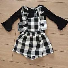 ブランシェスチェック柄セットアップ一式