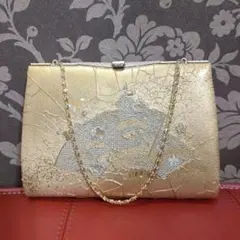 新品未使用！金色　和装バッグ　フォーマル和装バッグ　着物バッグ