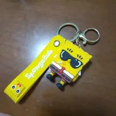 スポンジボブ ラバーマスコットストラップ キーホルダー