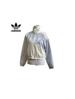 ★ adidas アディダス　ハイネック　配色　ナイロンジャケット