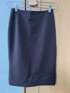 LOVE BOAT 膝丈タイトスカート　チョコレートブラウン