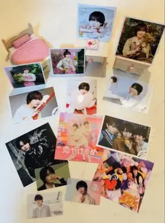 ましかくフォト４枚☆大西流星　おまけ付　15点