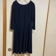 美品♪ネイビー 長袖 ワンピース　22OCTOBREのサムネイル