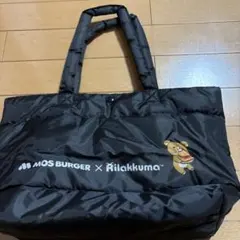 MOS BURGER × Kilakkuma 黒ナイロンバッグ
