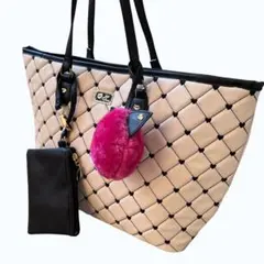BETSEY JOHNSON ストライプ スタッズ リュック - メルカリ