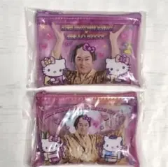 マツケンサンバ × ハローキティ クリアフラットポーチ S 2種セット