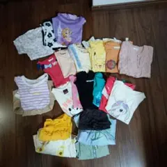 女の子 夏服セットまとめ売り 110センチ（Tシャツ・ショートパンツetc）