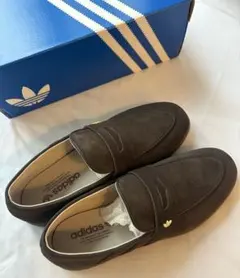 adidas Originals スエード ローファー ブラウンのサムネイル