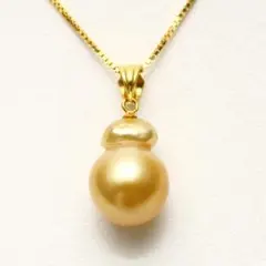 2026年最新】南洋白蝶真珠 ナチュラルゴールデンパール ペンダントの 