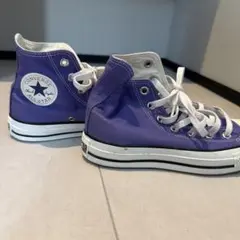 CONVERSE ALL STAR 紫 ハイカット スニーカー24センチ