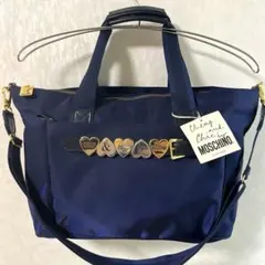 ＊新品＊MOSCHINO モスキーノ ハート金具　　2way ショルダーバッグ