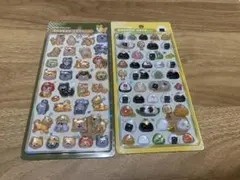 ボンボンドロップシール　柴犬　おにぎり