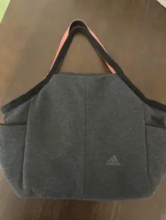 【美品】アディダスadidas トートバッグ ダークグレー