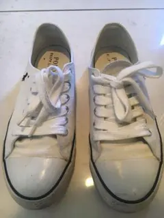 POLOラルフローレンスニーカー23.5cm美品