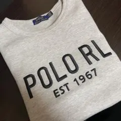 【美品】Polo Ralph Lauren グレー スウェット