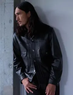 【美品】Levi's PREMIUM BLACK LEATHER JACKET