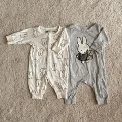 H&M ミッフィー カバーオール2枚セット