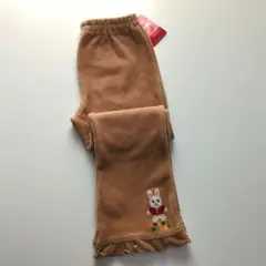 ミキハウスウサギ刺繍 ベージュパンツ
