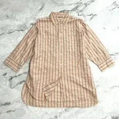 UNIQLO JW ANDERSON シャツ ストライプ 七分袖 XL 大きめ