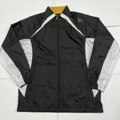 ミズノプロ フルジップ ナイロンジャケット 黒 Oサイズ