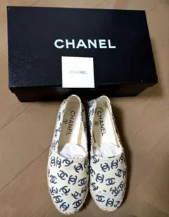 CHANEL ツイード エスパドリーユ - メルカリ