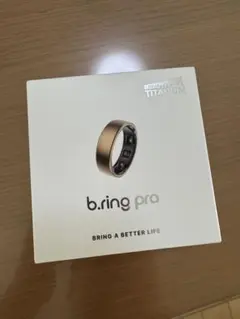 b.ring pro ゴールド チタン製 スマートリング　サイズ7