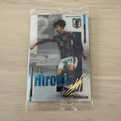伊藤純也 日本代表サッカーサイン入りカード - メルカリ