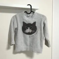 gelato pique キッズ 猫柄 セーター Sサイズ