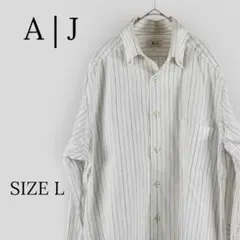 ALEXANDER JULIAN 長袖 BDシャツ ストライプ Lのサムネイル