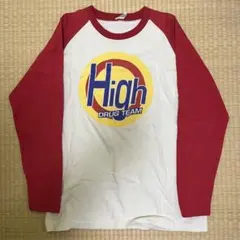 High DRUG TEAM ラグラン　ロンT 長袖カットソー L アメカジ