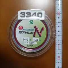 No.3340 GOSEN STYLE N テーパーライン 3-12号 170mのサムネイル