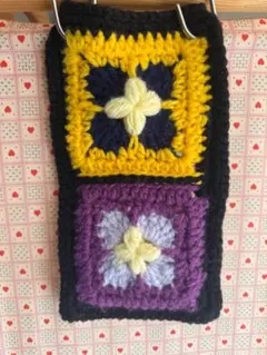 モチーフ繋ぎ袋