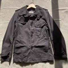 ダークグレー ミリタリージャケット