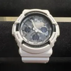 極上美品 CASIO G-SHOCK GAW-100B ホワイト 電波ソーラー - メルカリ