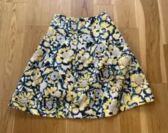 H&Mフラワープリント フレアスカート