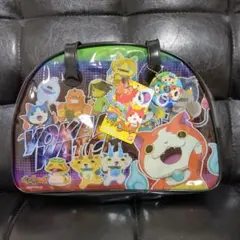 妖怪ウォッチ☆ボストン黒ビニールバックプールバッグ