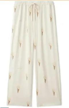 ジェラートピケ アイス柄ロングパンツ